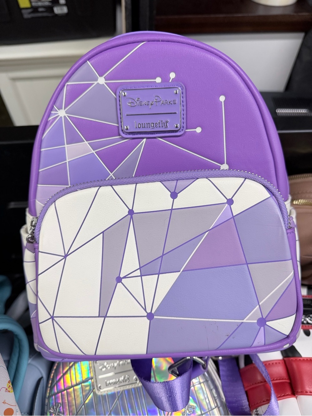 Loungefly Disney Parks Purple Wall Tomorrowland
